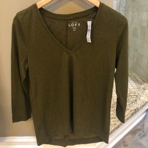 Ann Taylor Loft 3/4 sleeve light weight sweater
